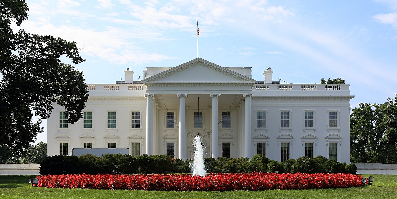 The north side of the White House