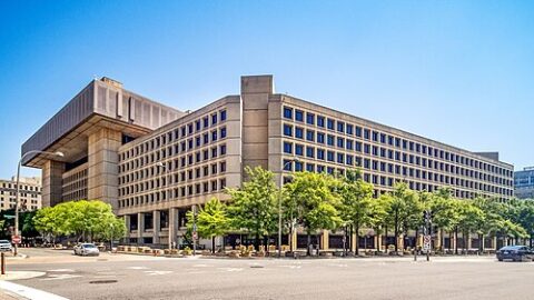 The FBI headquarters building in Washington