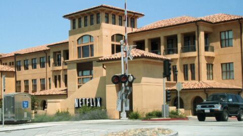 Netflix headquarters building in Los Gatos, California