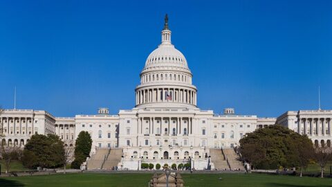 United States Capitol building in Washington DC